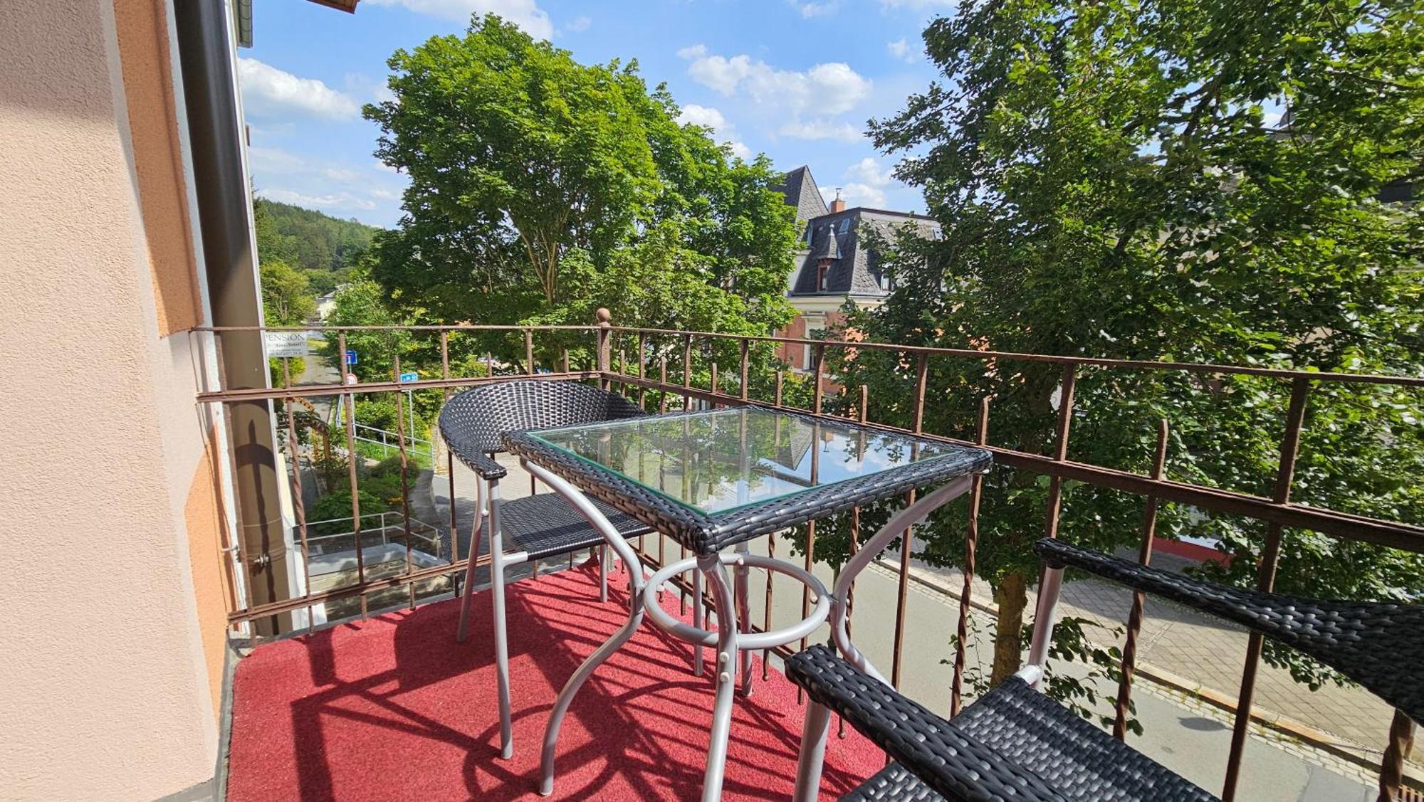 באד אלסטר Pension Weisse Rose, Parkplatz, Fruehstueck, Wlan, Zentral מראה חיצוני תמונה