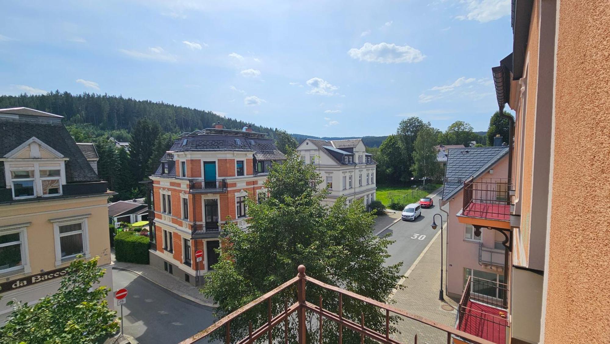 באד אלסטר Pension Weisse Rose, Parkplatz, Fruehstueck, Wlan, Zentral מראה חיצוני תמונה